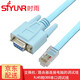 時(shí)雨（SIYUNR）Console線(xiàn) RJ45轉DB9串口調試線(xiàn) 思科H3C華為配置線(xiàn) 交換機/路由 SY-DRJ15 網(wǎng)口轉串口調試線(xiàn) 1.5米