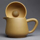 宜興紫砂公道杯帶茶濾一體茶漏過(guò)濾網(wǎng)手工原礦黃金段泥茶海分茶器