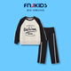 FNJ KIDS童裝女童運(yùn)動(dòng)套裝春裝新款大童洋氣時(shí)髦兒童衛(wèi)衣兩件套 黑色（春秋款） 130 (建議身高120-130cm)