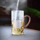全度全度玻璃杯大容量中式印花茶杯泡綠茶家用高顏值水杯個(gè)人專(zhuān)用杯子 一葉一菩提茶杯 500ml 1只