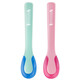 貝兒欣 扭扭訓練湯羹 感溫勺子 扭扭匙羹寶寶學(xué)習筷輔食筷 紅藍感溫勺-2個(gè)裝