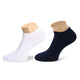 紐菲奧納 襪子男船襪薄款隱形襪 男士棉襪運動(dòng)透氣白色短襪 低腰淺口低幫短筒棉襪 5白5深藍