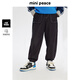 MiniPeace太平鳥童裝冬新男童休閑長褲FAGBE4B99 黑色 130cm