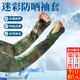 隨燦 迷彩一體頭套面罩防風(fēng)沙冰絲圍脖頭巾騎行面巾脖套戶外軍訓(xùn)cs 星空XK冰袖【1對裝】夏