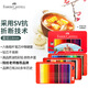 輝柏嘉（Faber-castell）彩色鉛筆油性彩鉛繪畫(huà)套裝畫(huà)畫(huà)工具學(xué)生繪畫(huà) 100色城堡系列紅鐵盒裝兒童禮物115700美術(shù)寫(xiě)生