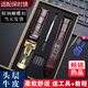 優(yōu)倫詩(shī)適用保時(shí)捷寶時(shí)捷6078/6081/6087L6034真皮手表帶6080/8175/6040M 玫金自動(dòng)蝴蝶扣-棕色棕線(xiàn) 接口寬度=20mm