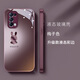 吟悅 適用opporeno5/pro手機殼 Reno5k新款卡通ins全包防摔網紅高級感玻璃殼背影兔女 【梅子色】背影兔-贈保護膜 Reno5/5K