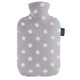 泊斯爾（borth） 注水熱水袋安全加厚防爆沖水暖水袋沖水充水暖手袋大號PVC暖腰腹 灰色波點(diǎn)【大號】2升