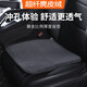 BIMLL B汽車(chē)坐墊單片四季通用麂皮絨打孔夏季冬季后排座椅記憶棉增高墊子 沖孔麂皮絨坐墊：黑色