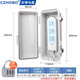 CZHOBO 插排防水盒防雨室外露天電瓶汽車充電防濺盒插排電源盒插板戶外 中號（灰蓋）3插座帶線3米線