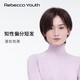 瑞貝卡（Rebecca）假發(fā)女全真人發(fā)偏分八字劉海知性優(yōu)雅主播短發(fā)頭套 自然黑 短發(fā) 手織發(fā)縫工藝