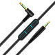 墨頓 適用Bose耳機(jī)線QC35一二代QC45 QC25 QC15 NC 700音頻連接線 博士頭戴式耳機(jī)對(duì)錄帶麥克風(fēng)轉(zhuǎn)接線 黑色帶麥帶線控一條【2.5轉(zhuǎn)3.5音頻線1.4m】