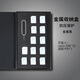 手機電話(huà)卡收納盒大容量卡包便攜雙層nano sim小卡保護套鋁合金sim卡包24張金屬卡sd整理tf 單層金屬黑【nano-SIM*12】