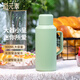茗元素（MINGYUANSU）小鋼炮mini燜茶壺保溫水壺家用大容量暖水壺溫宿舍熱水壺保溫暖瓶 小鋼炮mini-900ml燜茶壺-綠色