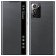 艾米珈 三星note20 ultra手機(jī)保護(hù)殼note20智能鏡面翻蓋保護(hù)套5g版全包防摔皮套 三星Note20ultra-黑色