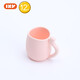 愛(ài)咔威（IKV）貓咪牛奶杯小孩學(xué)喝水家用訓練寶寶兒童杯子全硅膠防摔 粉色