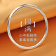 梵際9999銀手鐲女素圈足銀光面簡(jiǎn)約閉口年輕款實(shí)心鐲子生日禮物送老婆 25克-內徑56mm 建議體重96-105斤