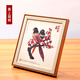 皮影擺件中國特色禮品送老外皮影戲陜西紀念品西安特產(chǎn)出國小禮物 喜上眉梢[方框]