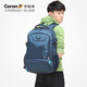 卡拉羊雙肩包男女初中高中生大學(xué)生書(shū)包休閑旅行雙肩背包大容量電腦背包 藏青