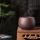 漢唐宜興紫砂杯小杯主人杯單杯手工原礦紫泥品茗杯紫砂主人茶杯單個(gè) 紫泥-圓口杯(約90ml)