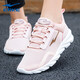 鴻星爾克（ERKE）女鞋運動(dòng)鞋女春季品牌旗艦網(wǎng)面透氣休閑鞋紅星輕便減震跑步鞋子 霧粉/藕紫灰3254 37