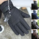 依嵐傲雪手套男冬季保暖摩托車(chē)騎行防水防寒加絨加厚戶(hù)外滑雪手套男羽絨棉 黑色