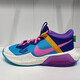 耐克（NIKE）【極速發(fā)貨】耐克 AIR MAX/Zoom 氣墊跑步鞋經(jīng)典運(yùn)動鞋女款GS FD1034-400  藍(lán)粉 37.5
