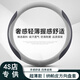 紳創(chuàng)汽車方向盤套皮質(zhì)超薄防滑吸汗透氣舒適時(shí)尚高檔把套圓D型全通用 【圓形】高檔黑 通用方向盤套