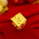 美飾緣新品鍍?cè)侥仙辰鸾渲改惺块_口福發(fā)財(cái)龍刻字開口戒子加厚不易褪色版 福字戒指