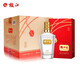 枝江中華老字號42度柔雅枝江王紅王純糧固態(tài)發(fā)酵枝江白酒整箱禮盒裝 500ml*6瓶整箱