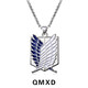 QMXD項(xiàng)鏈男潮流進(jìn)擊的巨人自由之翼項(xiàng)鏈潮個(gè)性調(diào)動(dòng)漫周邊掛件配飾禮物