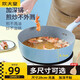 炊大皇（COOKER KING）平底鍋煎鍋不粘鍋家用煤氣灶電磁爐通用麥飯石深煎鍋炒菜鍋 28CM(無蓋)3-4人