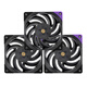 Thermalright(利民)  TL-B12 EXTREM LCP X3 12CM 性能級(jí)風(fēng)壓扇 2150轉(zhuǎn)速PWM 雙滾珠軸承 三聯(lián)包套裝