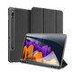 DUX DUCIS適用三星Tab S7 plus平板保護(hù)套S9 FE+保護(hù)殼A9全包防摔S10ultra 14.6英寸硅膠皮套帶筆槽 S7 11英寸[輕奢黑]