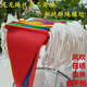 戶外開業(yè)節(jié)慶典結(jié)婚裝飾加粗尼龍繩三角旗串旗彩旗施工警戒小紅旗 大號白繩100米彩旗 0x0cm