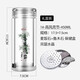 諾亞口杯 玻璃水杯雙層玻璃杯帶蓋真空透明便攜杯子男士辦公茶杯 1號高風(fēng)亮節(jié)