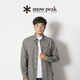 Snow Peak雪峰2024春夏休閑襯衫男款襯衣全棉格子衫SH-24SU201 灰色 S