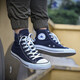 匡威（Converse）男鞋女鞋秋冬季新款情侶鞋時(shí)尚經(jīng)典百搭舒適常青帆布鞋運動(dòng)休閑鞋 102307 藍色鞋碼偏大拍小一碼 38