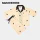 野獸派家居（tbh）神奇動(dòng)物嗅嗅天絲短袖短褲家居服套裝情侶夏季涼感睡衣 神奇動(dòng)物嗅嗅天絲短袖長(cháng)褲家居服 S