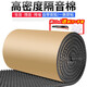 隔音棉墻體臥室消音棉室內自粘隔音棉家用門(mén)窗戶(hù)ktv消音板阻燃吸音海綿材料臻賽祺 黑色3cm雙層強效吸音【一平米】