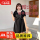 聯(lián)躍 大碼泳衣女胖mm遮肚200斤遮肚顯瘦大胸保守寬松長(zhǎng)款胖妹妹加肥加 2122牛奶絲黑 4XL適合170-200斤