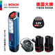 博世BOSCH充電手電筒GLI120-LI電動(dòng)工具手持式LDE燈照明燈裸機12v家用采光燈 GLI 120-LI【雙電版3.0ah鋰電池】