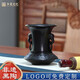 華夏記憶山東濟南黑陶 象耳筆筒 商務(wù)禮品陶瓷工藝裝飾品文房用具辦公用品
