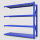 帝之含重型貨架模具倉儲多層置物架加厚工業(yè)倉庫工廠(chǎng)庫房五金儲物架子 藍色 副架 重型200*60*200（每層500公斤）