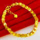 千影黃金手鏈9999足金女款鳳尾鏈結(jié)婚首飾粗真金手環(huán)送老婆禮物按克重 重6.15-6.4g(含工費(fèi)30)