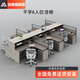 安美誠家具（ANMEICHENG FURNITURE）員工桌職員辦公桌椅組合卡座辦公室財務(wù)桌【干字型六人位含椅】