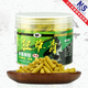 南北攻草皮筋顆粒魚(yú)餌狂草青直接掛鉤專(zhuān)攻巨物草魚(yú)青魚(yú)餌料黑坑野釣餌 皮筋顆粒（果味）黃色120克x1瓶