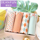 蝶安芬（Deanfun）棉質(zhì)女式內(nèi)褲日式小清新印花款中腰女士內(nèi)褲女4條禮盒裝 多色 XXL