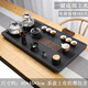 承韻尚樽（VHUNSZON）整塊烏金石茶盤(pán)全自動(dòng)一體茶具套裝家用功夫電磁爐客廳簡(jiǎn)約大茶臺 15長(cháng)片款 玻璃套裝（85X45X3）