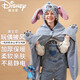 迪士尼（Disney）zoobies兒童玩偶浴巾斗篷 毛絨玩具洗澡寶寶浴袍男女孩新年禮物 史迪奇DPC-12111